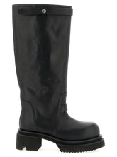 Rick Owens Black Calfskin Over The Knee