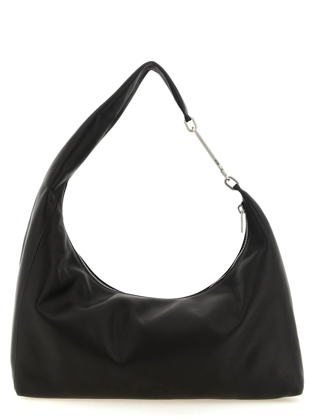 Rick Owens Black Calfskin Shoulder Bag