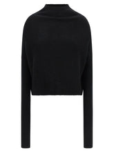 Rick Owens Black Cashmere Cardigan