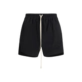 Rick Owens Black Cotton Bermuda Shorts