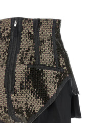Rick Owens Zwarte Katoenen Bermuda Shorts - IT40