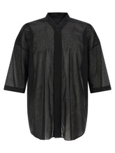 Rick Owens Black Cotton Blouse