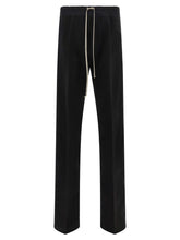 Rick Owens Black Cotton Casual Pants