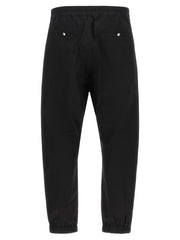 Rick Owens Black Cotton Joggers (Workout Pants)
