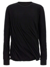 Rick Owens Black Cotton T-Shirt - One Size