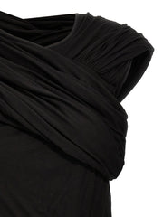 Rick Owens Black Cotton Tank Tops - IT44