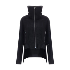 Rick Owens Black Fleece Wool Biker Jacket - IT40 | M
