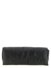 Rick Owens Black Lamb Leather Clutch Bag
