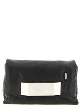 Rick Owens Black Lamb Leather Clutch Bag