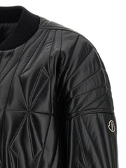 Rick Owens Black Lamb Leather Leather Jacket - 2