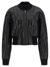 Rick Owens Black Lamb Leather Leather Jacket - 2