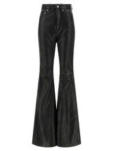 Rick Owens Black Lamb Leather Pants - 26