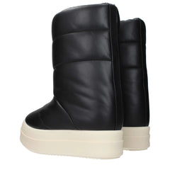 Botas de tornozeleira em couro preto Rick Owens - EU40/US7