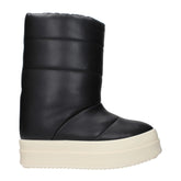 Rick Owens Black Leather Ankle Boots - EU40/US7