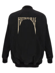 Rick Owens Black Nylon Bomber - 48 | M
