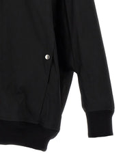 Rick Owens Black Nylon Bomber - 48 | M