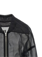 Rick Owens Black Nylon Bomber - IT42