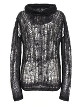 Rick Owens Black Nylon Cardigan - S