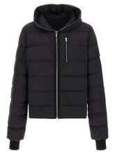 Rick Owens Black Nylon Full-Length Jacket