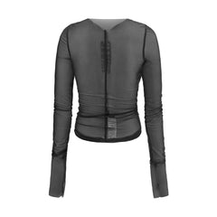 Rick Owens Black Nylon Shirt - IT42 | L
