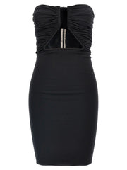 Rick Owens Black Nylon Short Dress - IT42