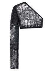 Rick Owens Black Nylon Tank Tops - M