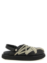 Rick Owens Black Ramie Mules