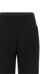 Rick Owens Black Silk Flared Pants