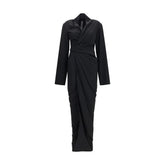Rochie casual neagră din viscoză Rick Owens - IT42 | L