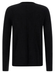 Rick Owens Black Wool Cardigan