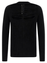 Rick Owens Black Wool Cardigan
