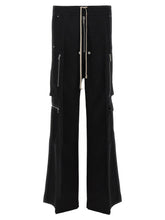 Rick Owens Black Wool Cargo Pants - IT52 | XL