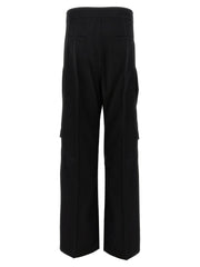 Rick Owens Black Wool Cargo Pants - IT52 | XL