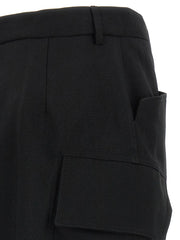 Rick Owens Black Wool Midi Skirt
