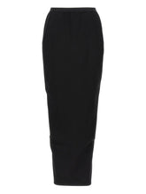 Rick Owens Black Wool Mini Skirt