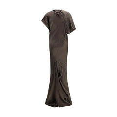 Rick Owens Hnedé medené dlhé šaty - IT40 | M