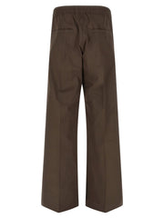Rick Owens Brown Cotton Cargo Pants