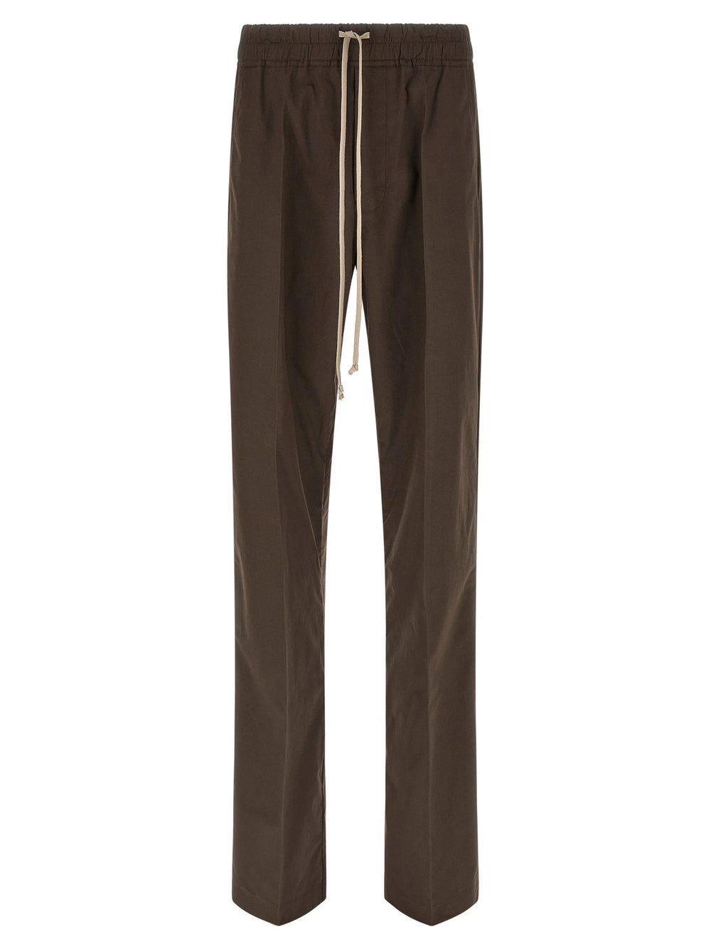 Rick Owens Brown Cotton Casual Pants