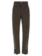 Rick Owens Brown Cotton Casual Pants