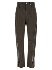 Rick Owens Brown Cotton Casual Pants