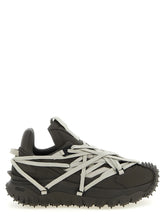 Rick Owens Brown Cowhide Athletic Sneakers