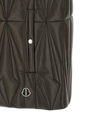 Rick Owens Brown Lamb Leather Sleeveless Jacket