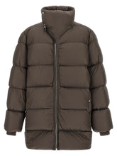 Rick Owens Brown Nylon Full-Length Jacket
