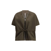 Rick Owens Brown Polyester Sleveless Jacket - One Size