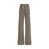 Rick Owens Brown Silk Casual Pants