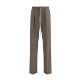 Rick Owens Brown Viscose Casual Pants - IT50 | L