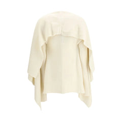 Rick Owens Cream Fleece Wool Cardigan