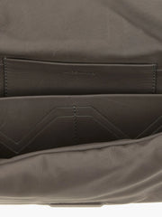 Rick Owens Gray Calfskin Clutch Bag