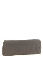Rick Owens Gray Calfskin Clutch Bag