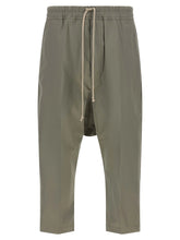 Rick Owens Gray Cotton Cropped Pants
